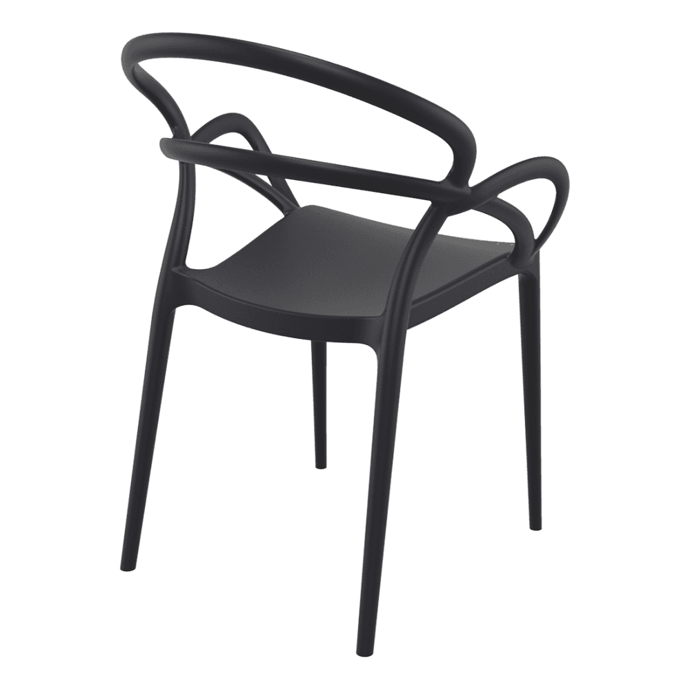 Mila Stackable Plastic Armchair - Various Colours (PACK OF 2)