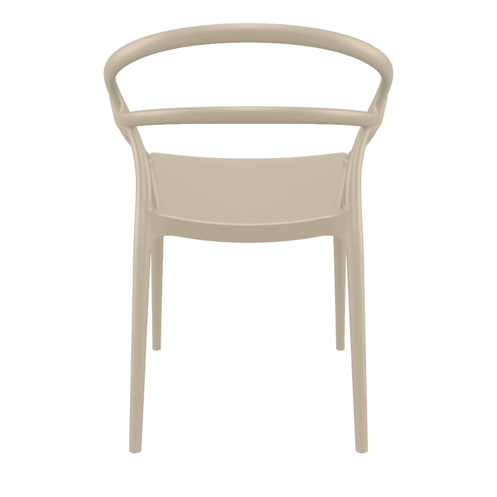 Mila Stackable Plastic Armchair - Various Colours (PACK OF 2)