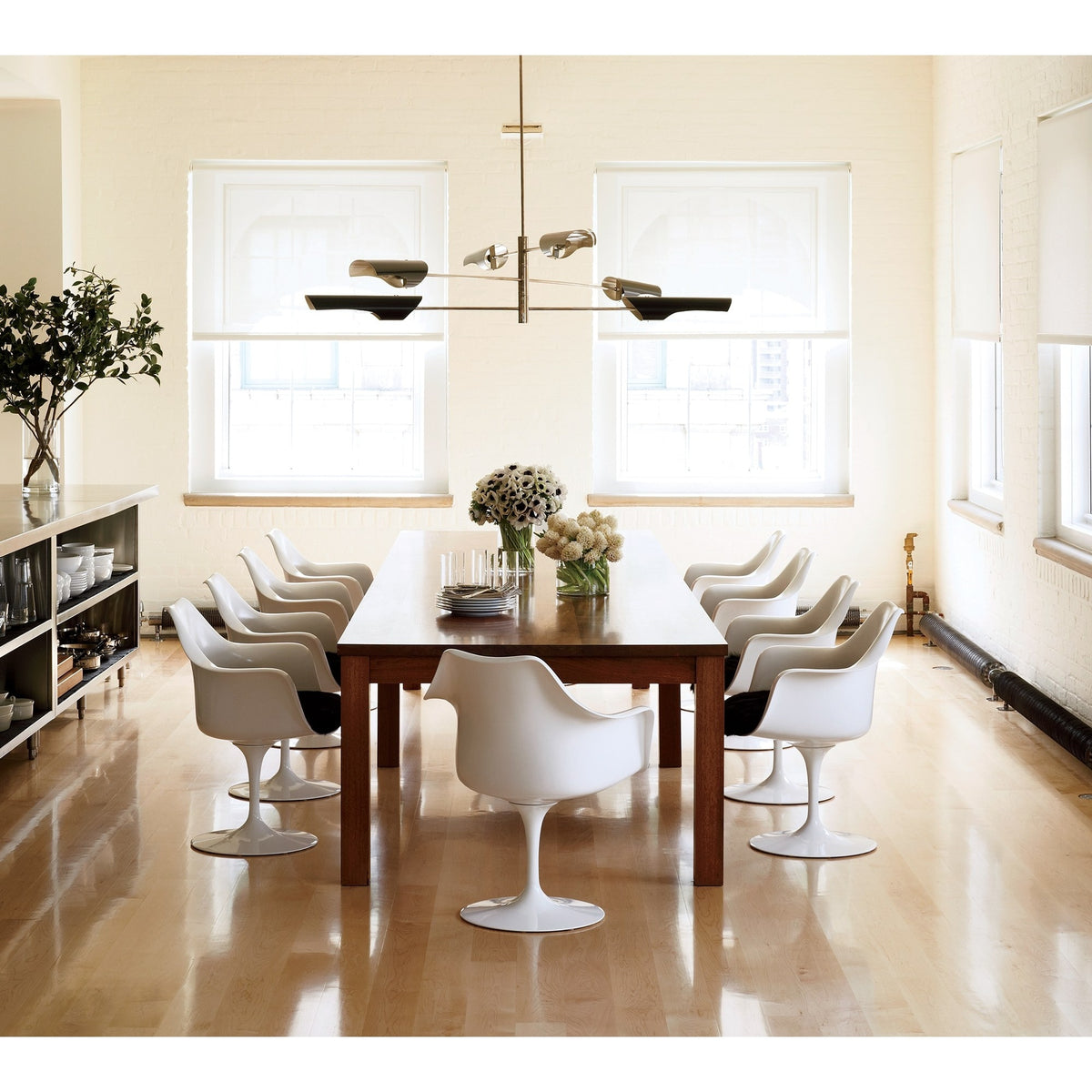 White and Luxurious Black Chelsea Armchair