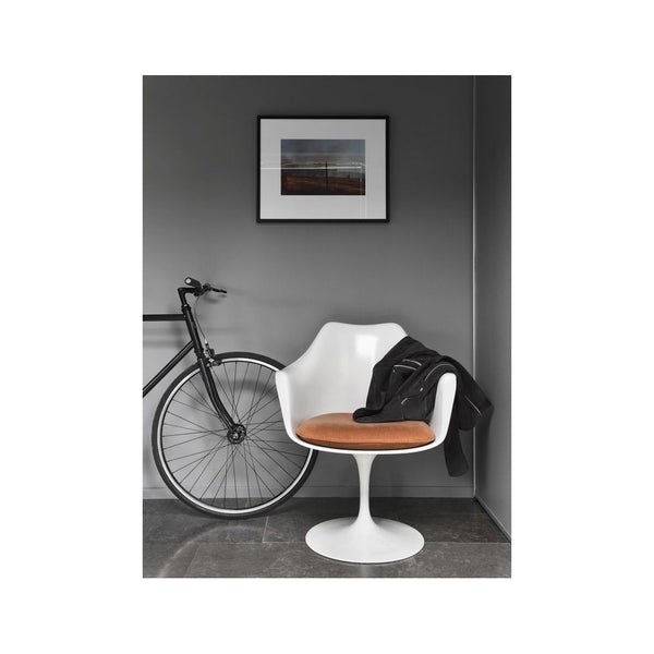 White and Luxurious Orange Chelsea Armchair