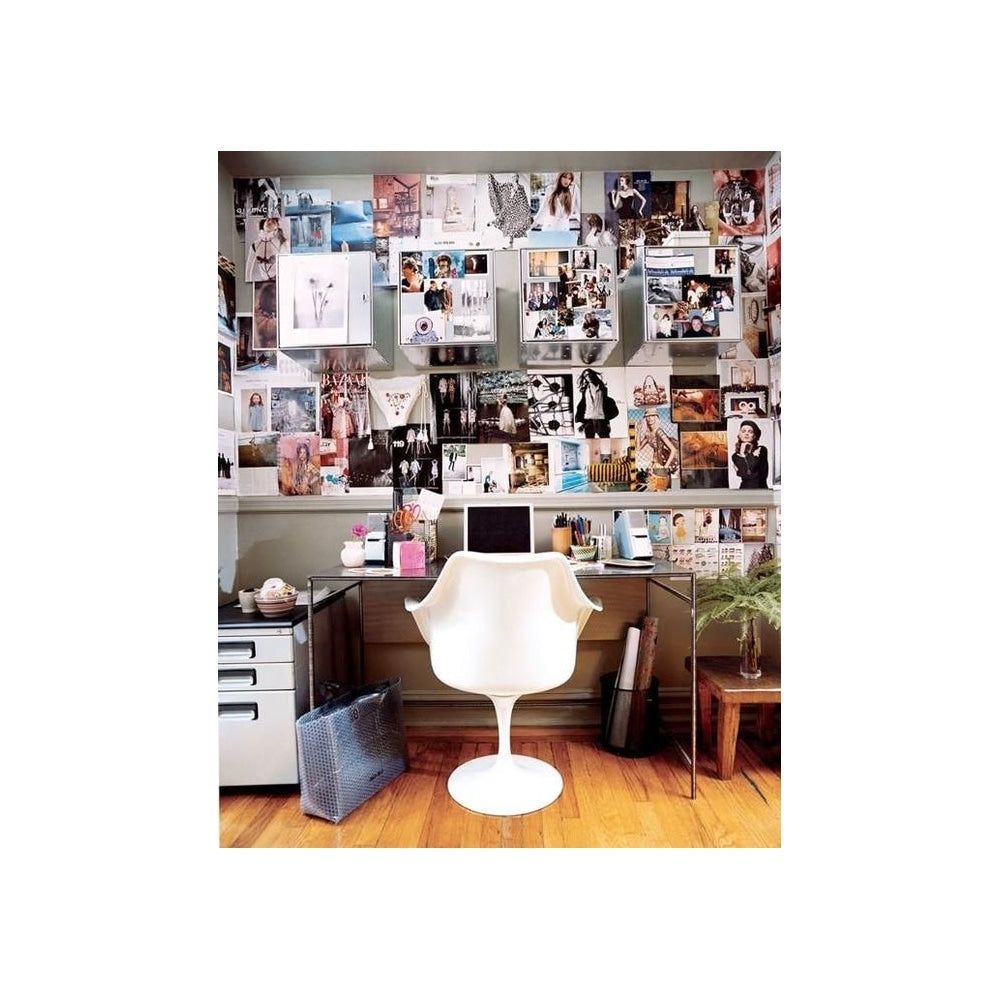 White and Green PU Chelsea Armchair