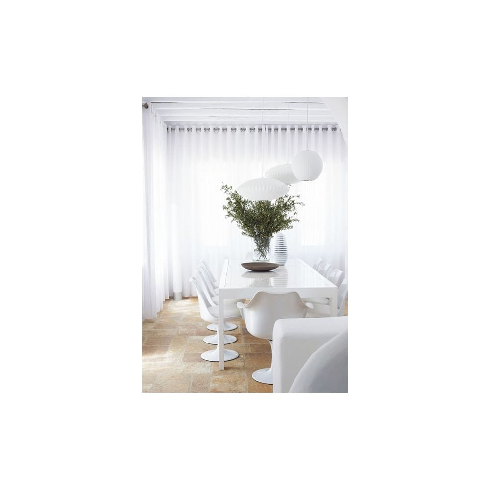 White and White PU Chelsea Side Chair