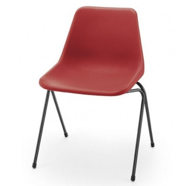 Red Robin Day Poly Side Plastic Chair