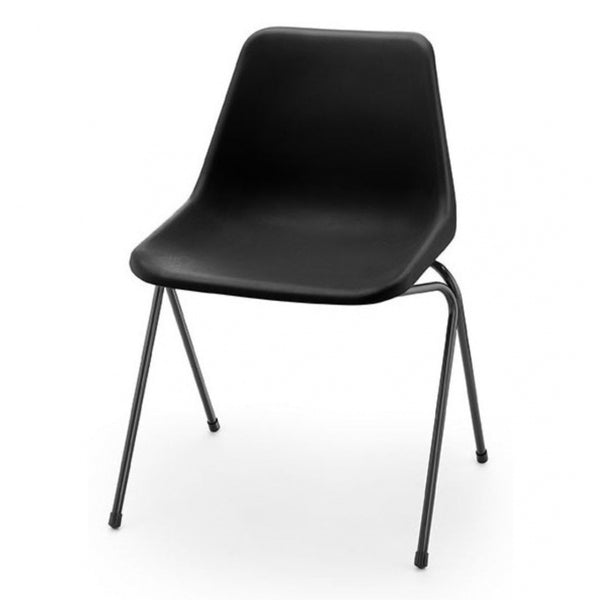 Black Robin Day Poly Side Plastic Chair