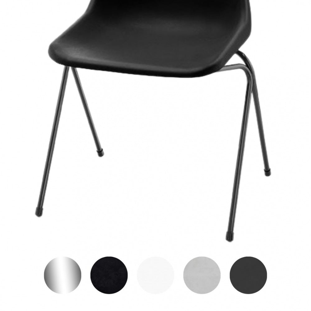 Black Robin Day Poly Side Plastic Chair