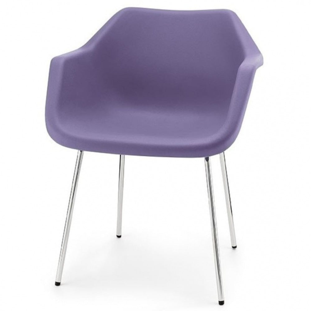 Lavender Robin Day Plastic Armchair
