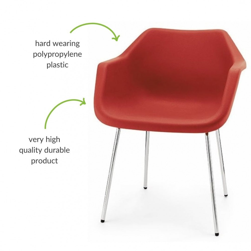Red Robin Day Plastic Armchair