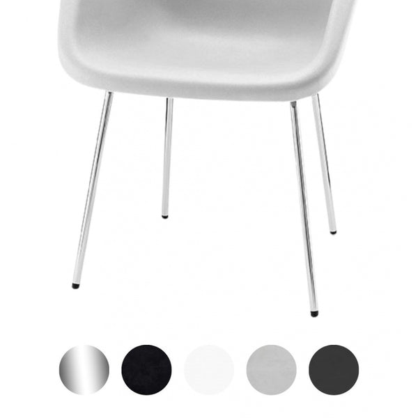 White Robin Day Plastic Armchair