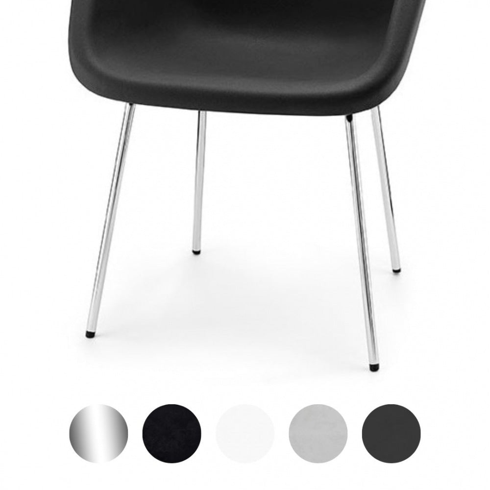 Black Robin Day Plastic Armchair