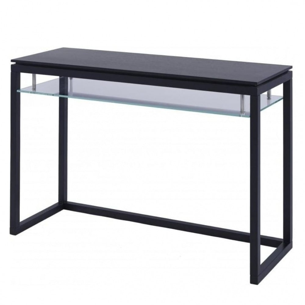 Luxurious Wenge and Glass Large Console Table