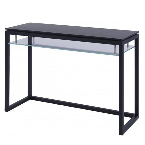 Luxurious Wenge and Glass Large Console Table