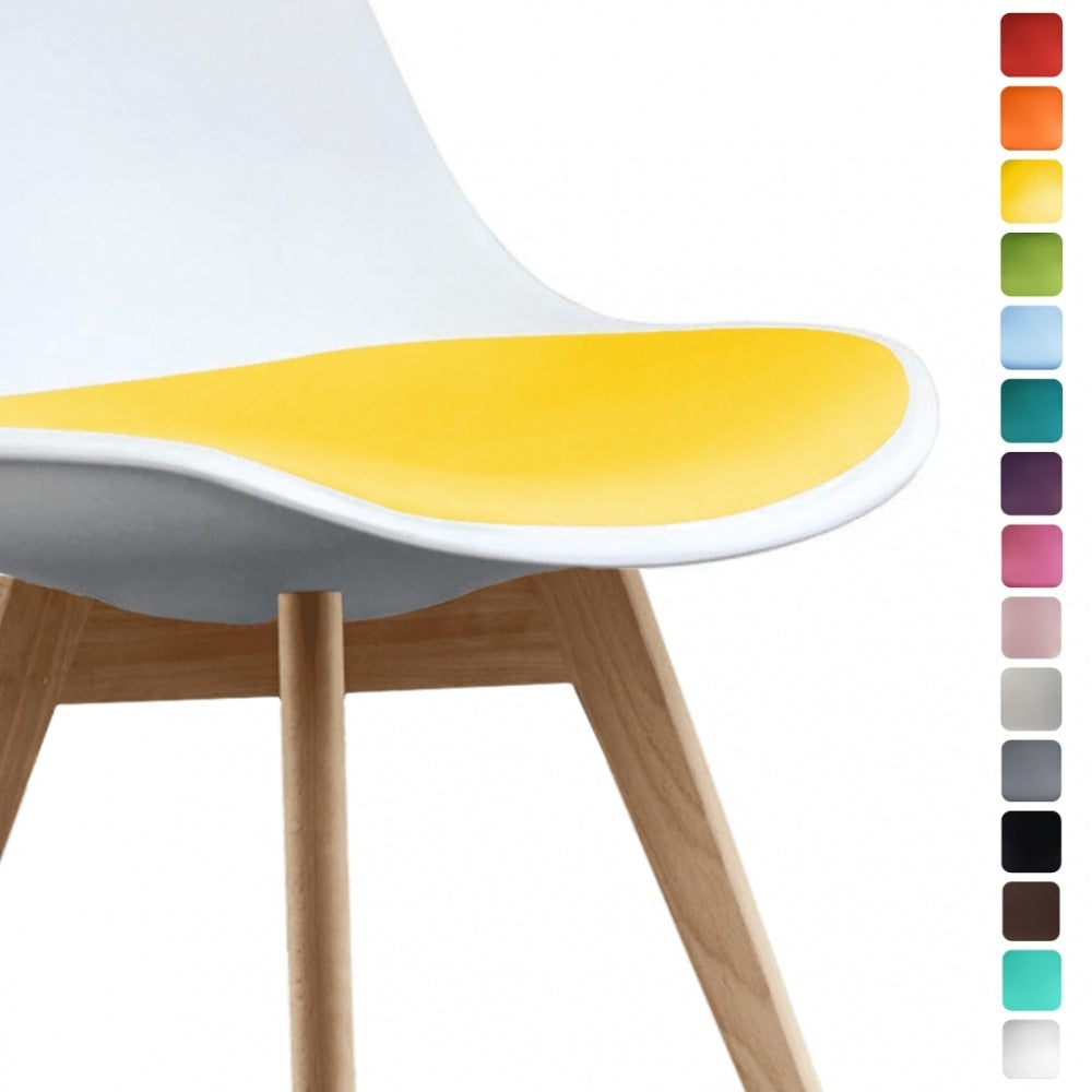 *SPARE* Soho Yellow PU Cushion for Fusion Living Soho Dining Chairs