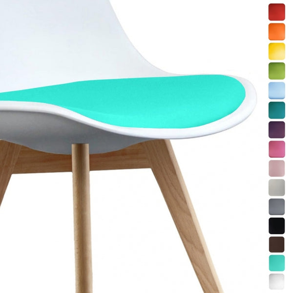 *SPARE* Soho Aqua PU Cushion for Fusion Living Soho Dining Chairs