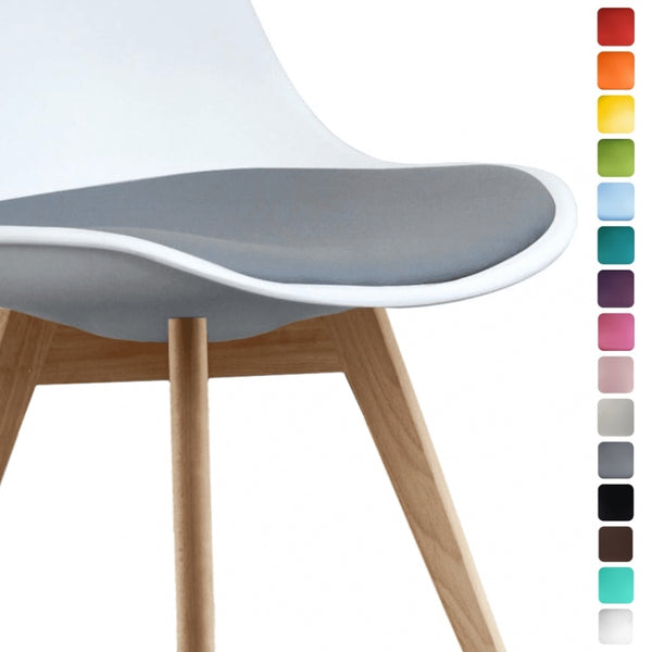 *SPARE* Soho Dark Grey PU Cushion for Fusion Living Soho Dining Chairs