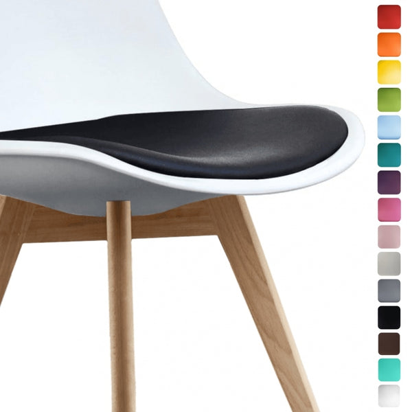 *SPARE* Soho Black PU Cushion for Fusion Living Soho Dining Chairs