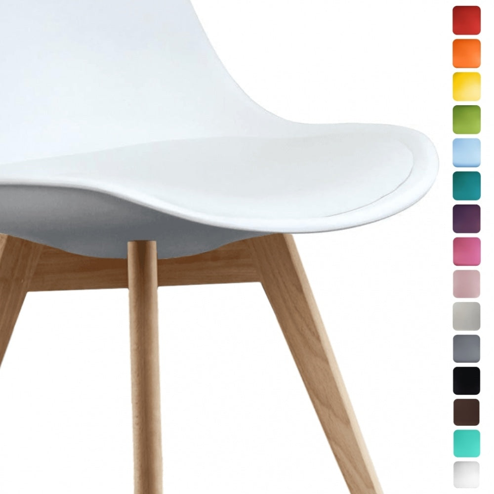 *SPARE* Soho White PU Cushion for Fusion Living Soho Dining Chairs