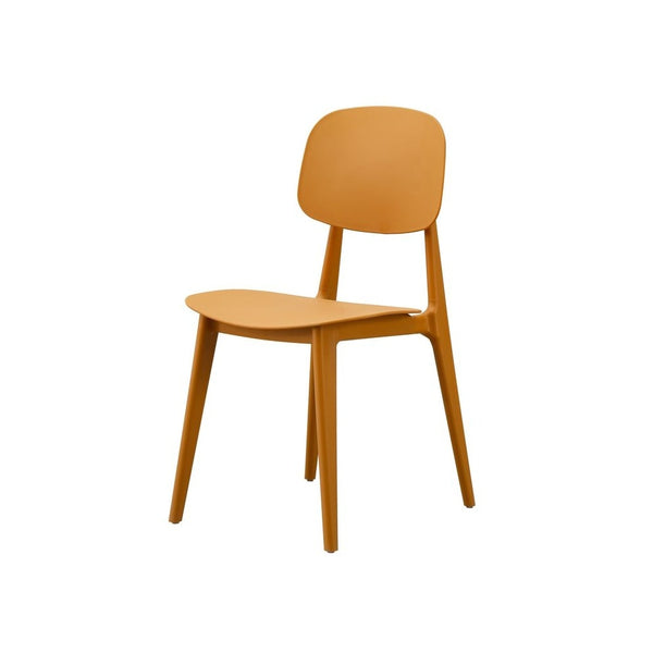 Oslo Mustard Yellow Plastic Dining Chair