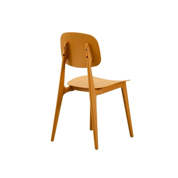 Oslo Mustard Yellow Plastic Dining Chair