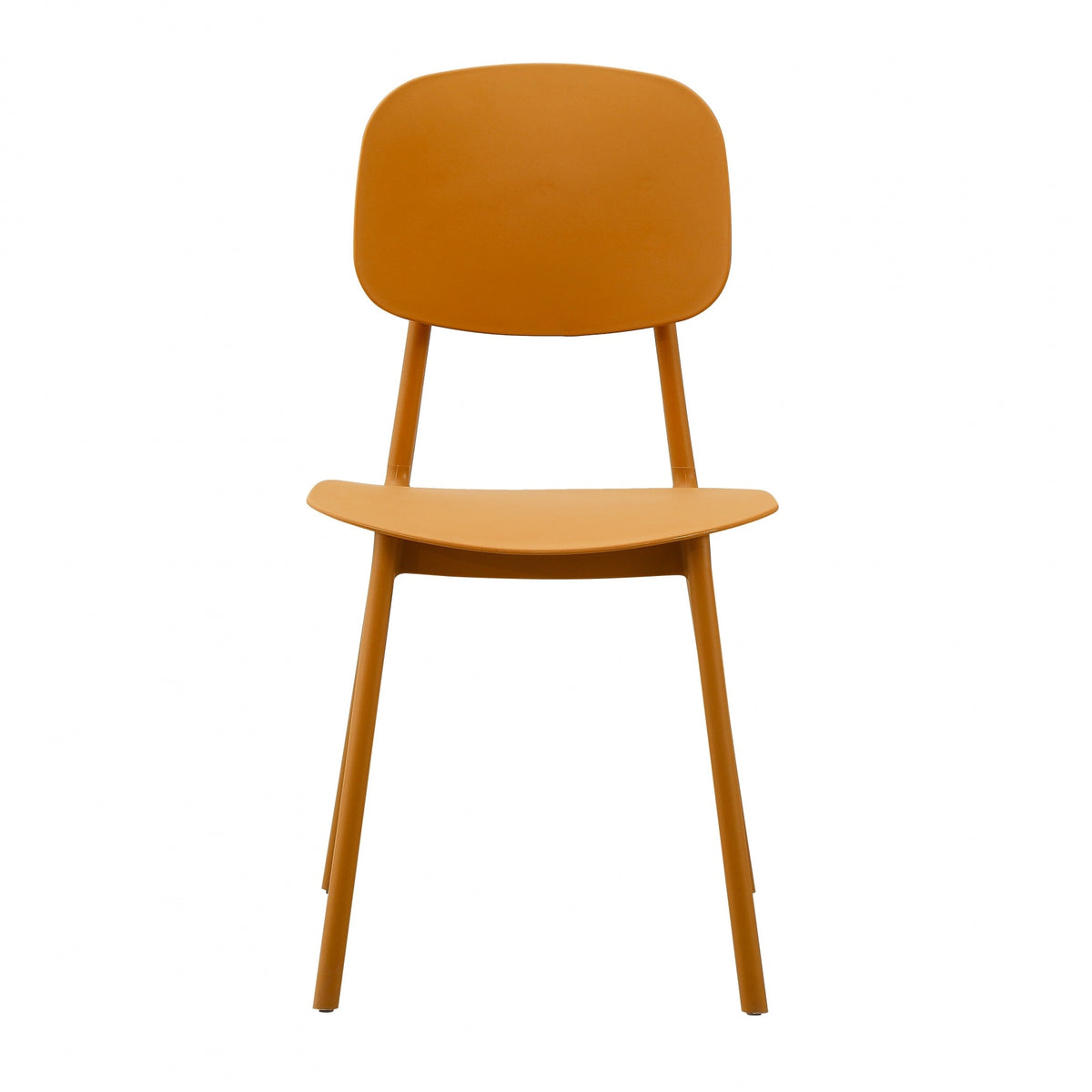 Oslo Mustard Yellow Plastic Dining Chair