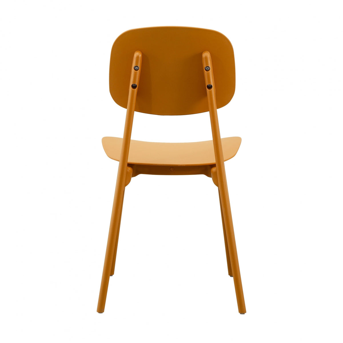 Oslo Mustard Yellow Plastic Dining Chair