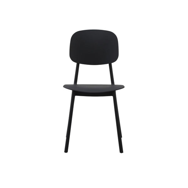 OUTLET Oslo Black Plastic Dining Chair