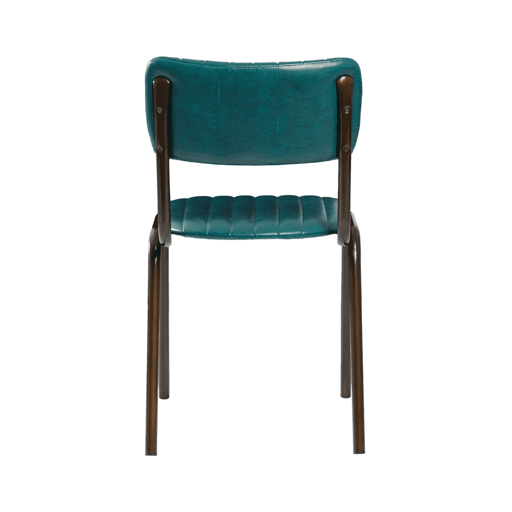 Tavo Vintage Teal Side Chair (PACK OF 2)