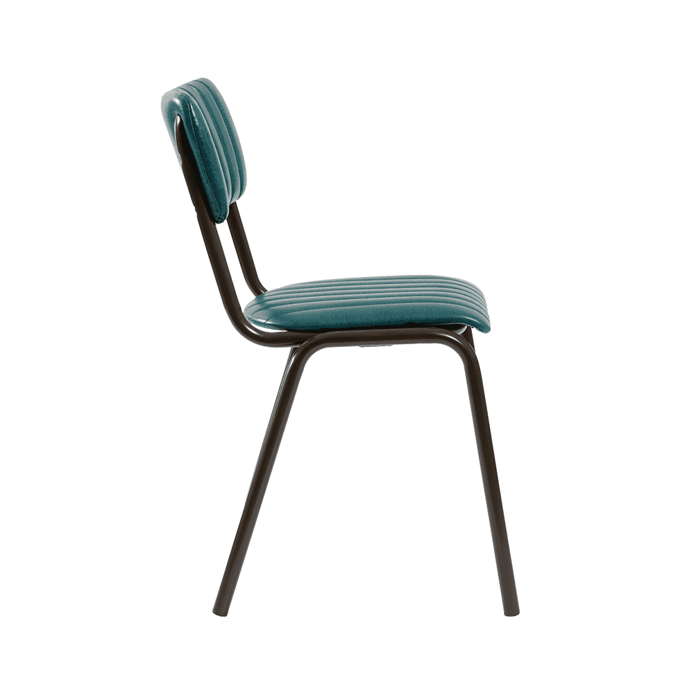 Tavo Vintage Teal Side Chair (PACK OF 2)