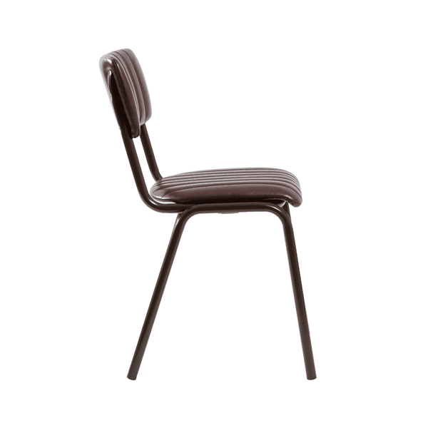 Tavo Vintage Red Side Chair (PACK OF 2)