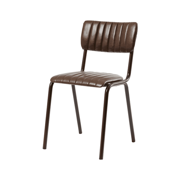 Tavo Vintage Brown Side Chair (PACK OF 2)