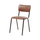 Tavo Vintage Tan Side Chair (PACK OF 2)
