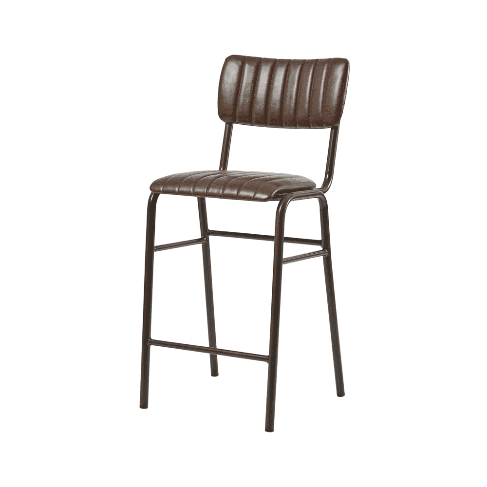 Tavo Vintage Brown Mid Stool (PACK OF 2)