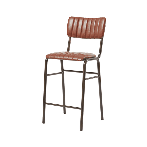 Tavo Vintage Tan Mid Stool (PACK OF 2)