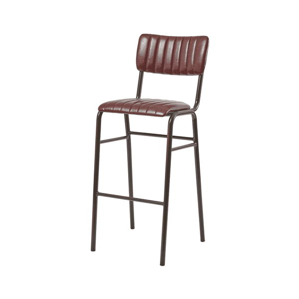 Tavo Vintage Red Bar Stool (PACK OF 2)