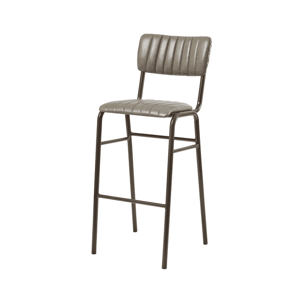 Tavo Vintage Dark Grey Bar Stool (PACK OF 2)
