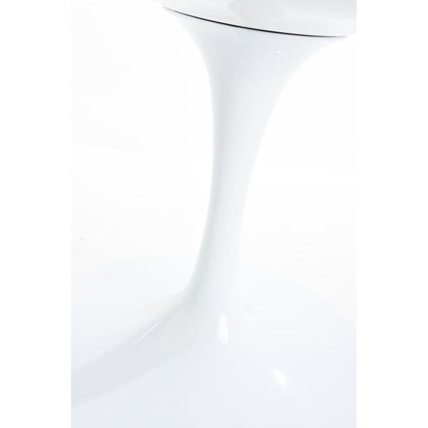 White and Velveteen Grey Chelsea Side Chair