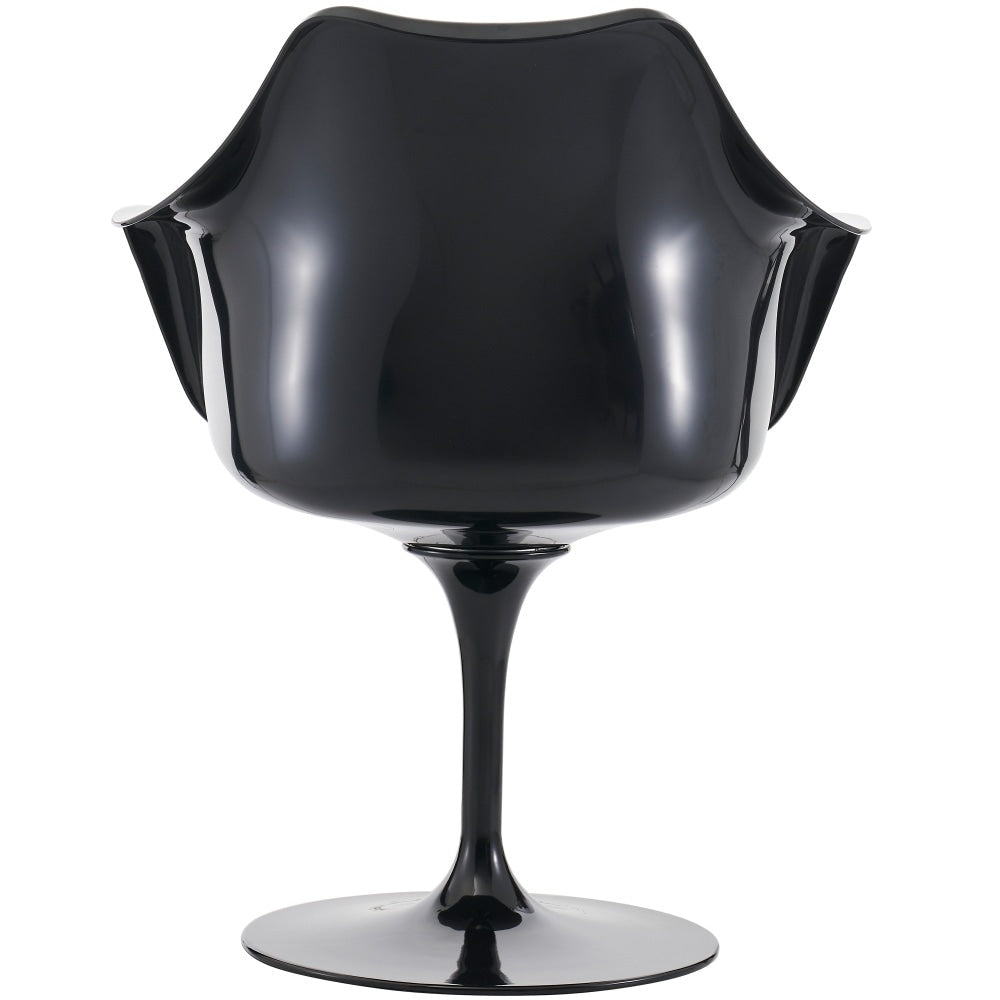 Black and Velveteen Navy Chelsea Armchair