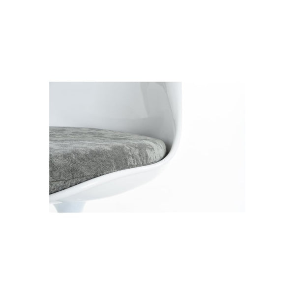 Luxurious Grey Chelsea Armchair Cushion
