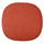 Velveteen Orange Chelsea Armchair Cushion