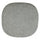 Velveteen Grey Chelsea Armchair Cushion