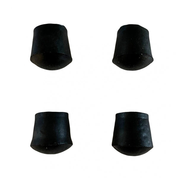*RECOMMENDED* 4 x Black Rubber Caps For Metal Legs/Floor Protection
