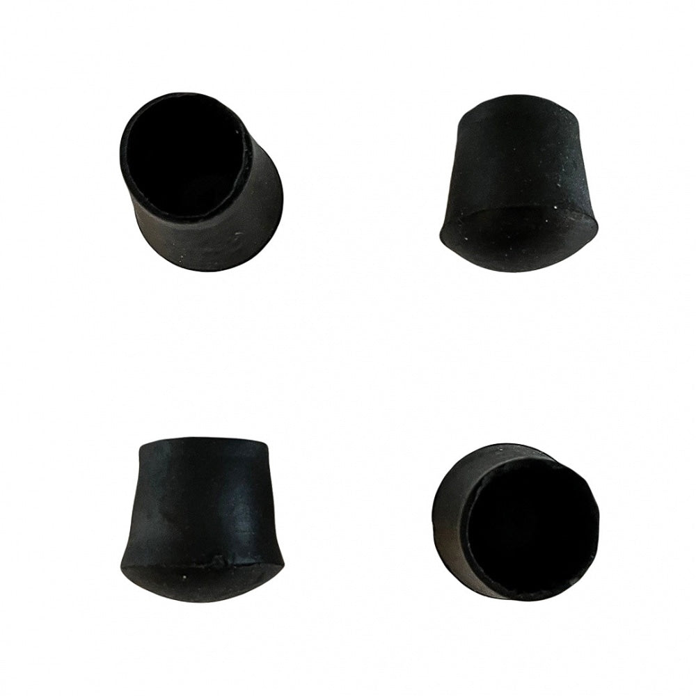 *RECOMMENDED* 4 x Black Rubber Caps For Metal Legs/Floor Protection