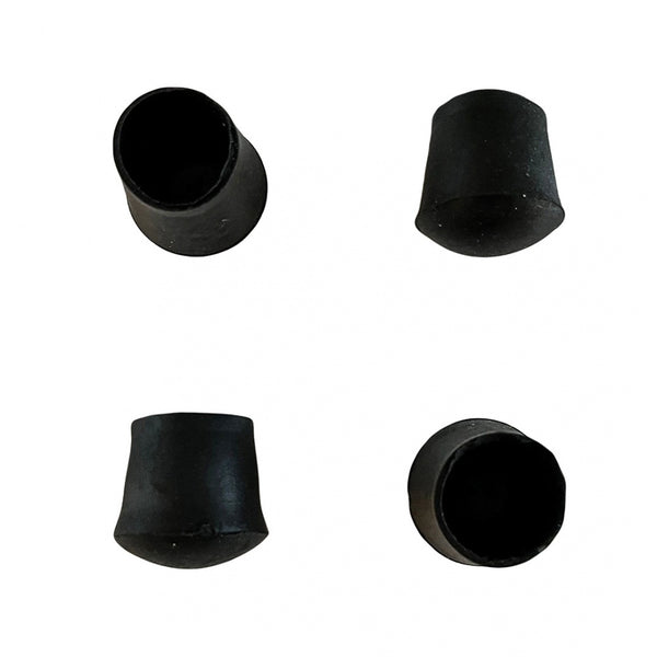 *RECOMMENDED* 4 x Black Rubber Caps For Metal Legs/Floor Protection