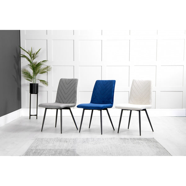 Brooklyn Blue Velvet Dining Chair (Set of 2)