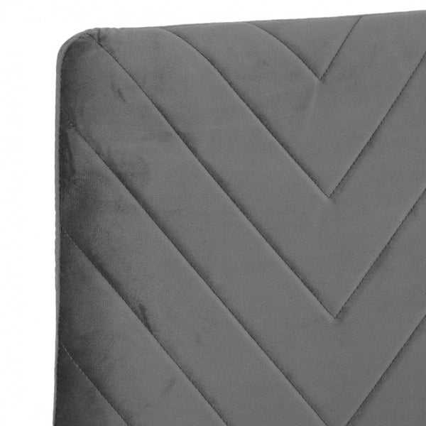 Brooklyn Dark Grey Velvet Dining Chair (Set of 2)