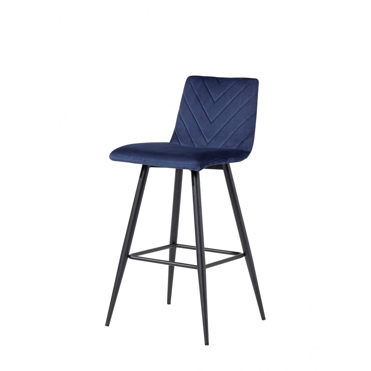 Brooklyn Blue Velvet Barstool (Set of 2)