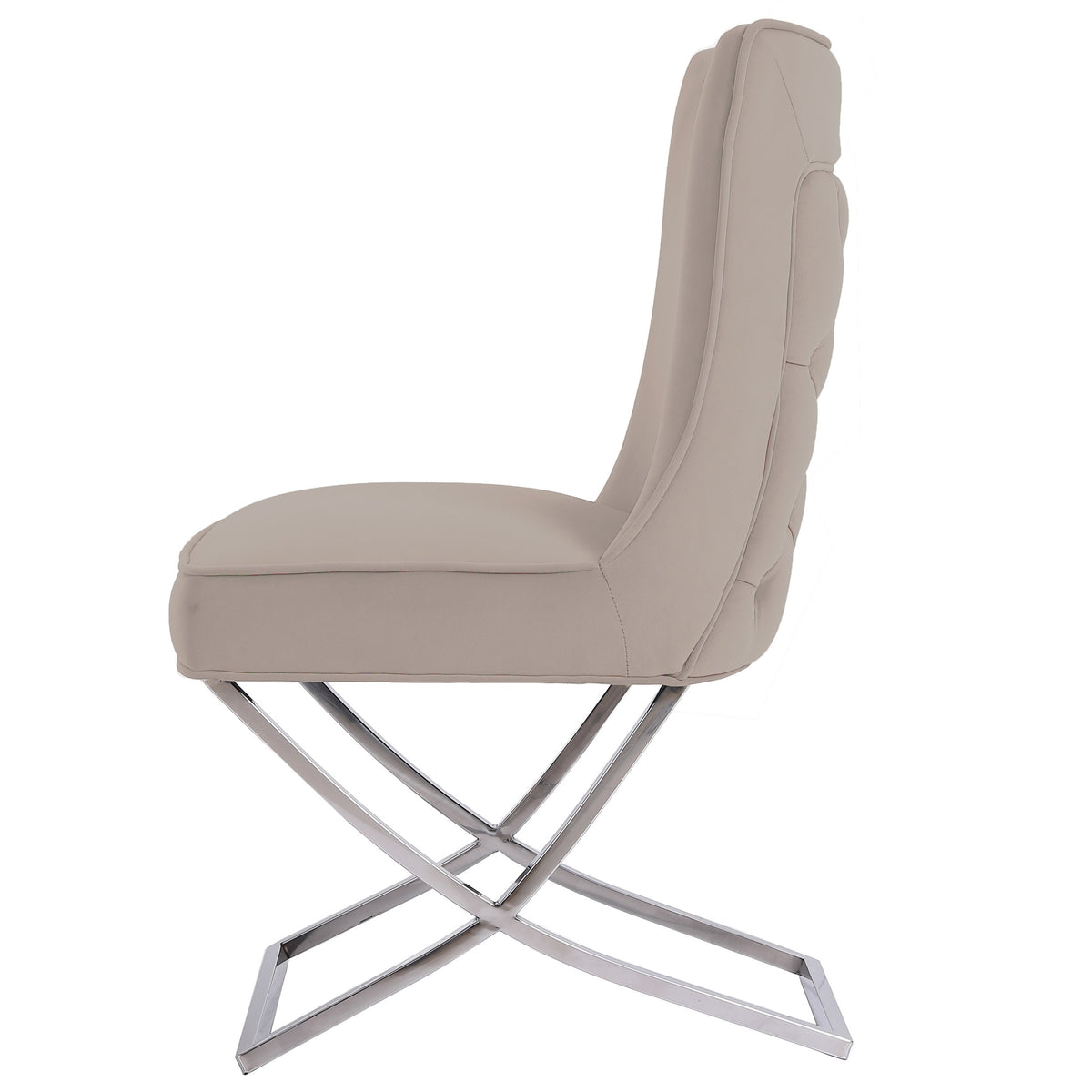 Miami Taupe Dining Chair (Set of 2)