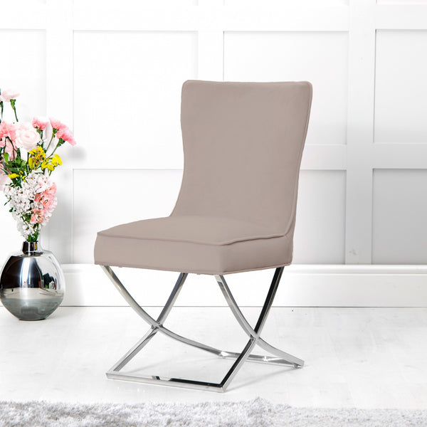 Miami Taupe Dining Chair (Set of 2)