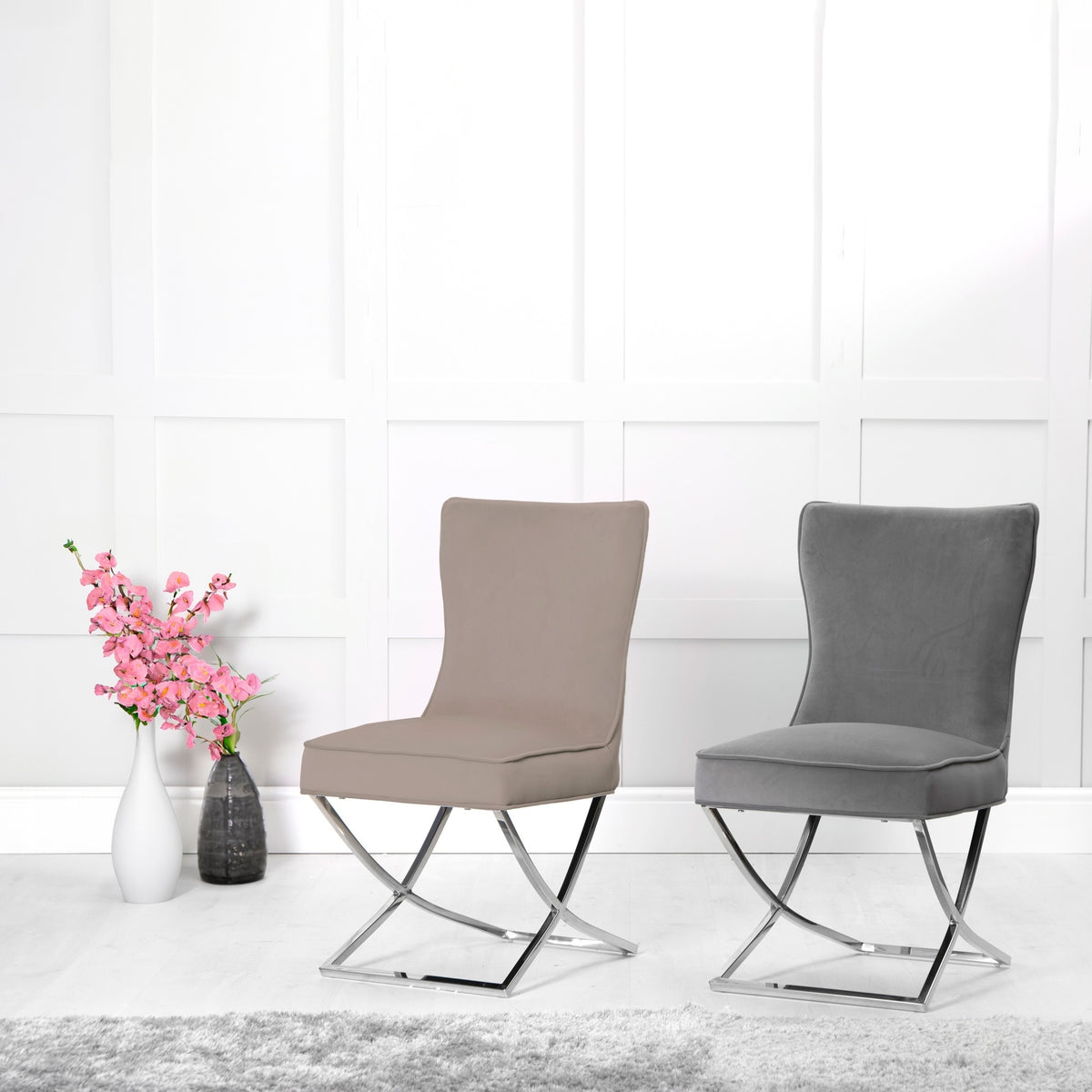 Miami Taupe Dining Chair (Set of 2)