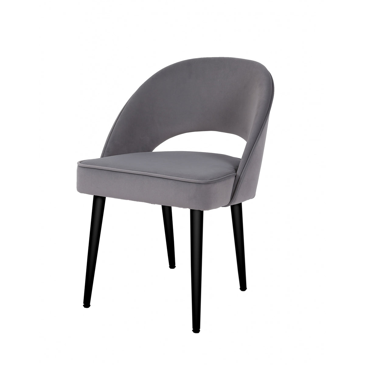 Denver Grey Velvet Dining Chair (Set of 2)