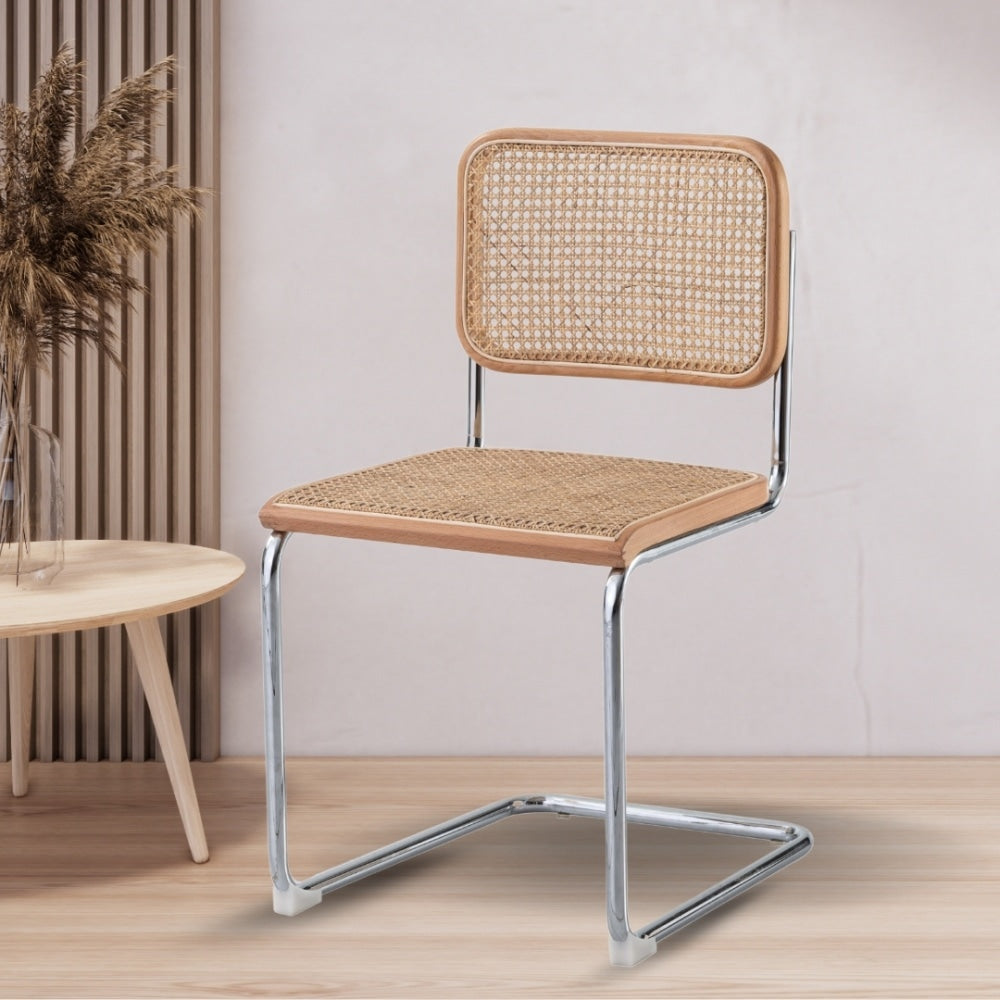 Fusion Living Natural Camden Cantilever Dining Chair